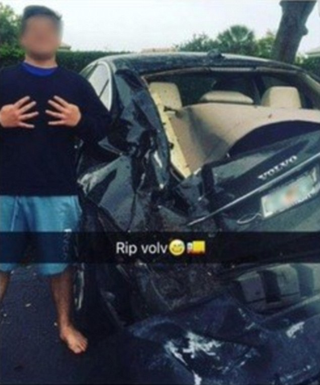 Yeah, isn’t that cute. This snapchat shows up on GIS because the dude took it after a fatal accident. USA! USA!